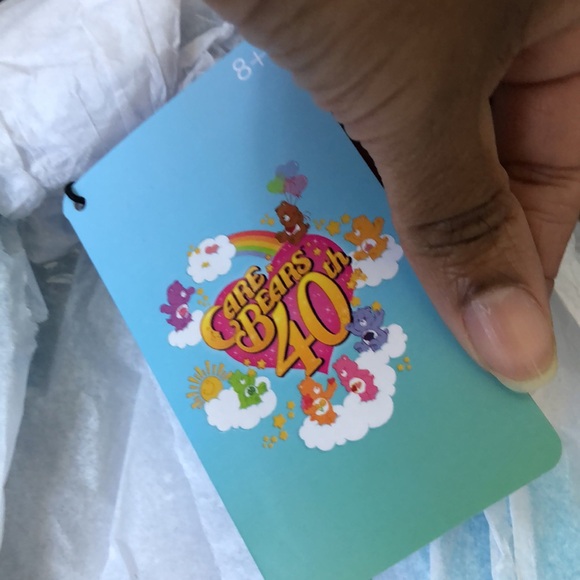 Loungefly Care Bears 40th white multi mini back pack fun playful casual NWT - Picture 8 of 10